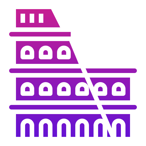 Colosseum Generic Flat Gradient icon