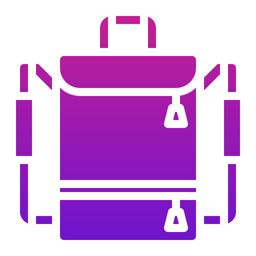 Backpack Generic Flat Gradient icon