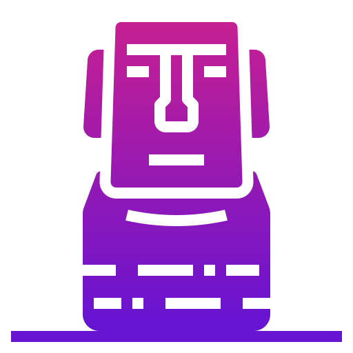 moai Generic Flat Gradient icon