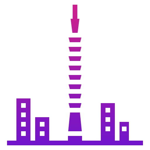 Taipei 101 Generic Flat Gradient icon