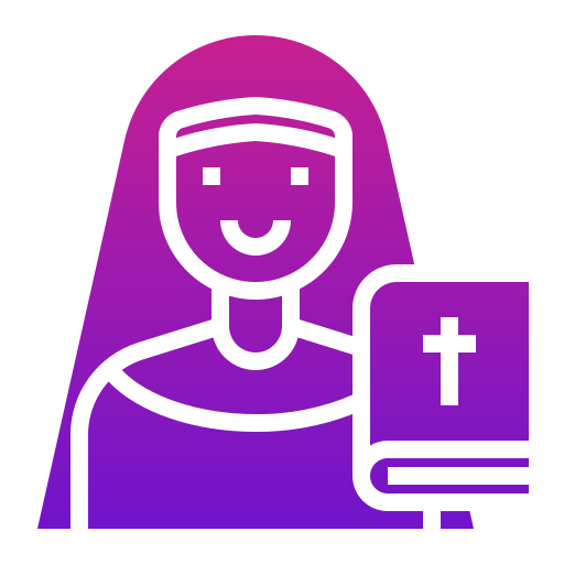 수녀 Generic Flat Gradient icon