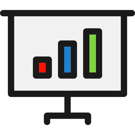 Presentations Generic Outline Color icon