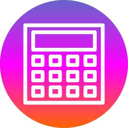 Calculator Generic Flat Gradient icon