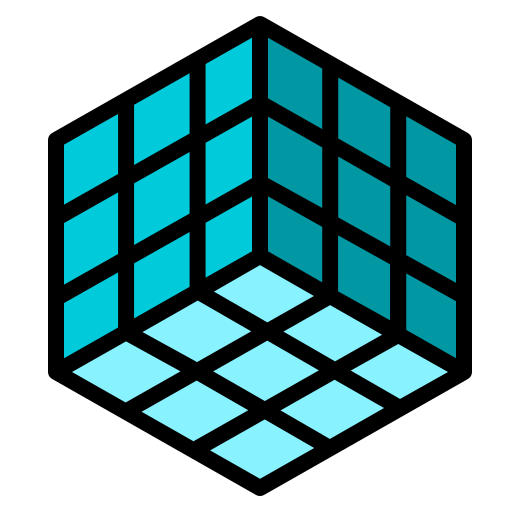 cube Generic Flat Icône