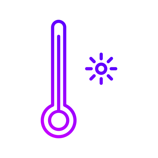 alta temperatura Generic Gradient icona
