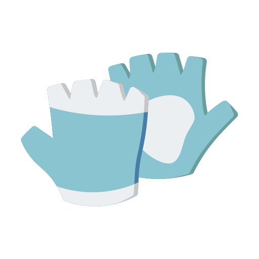 体操用手袋 Generic Blue icon