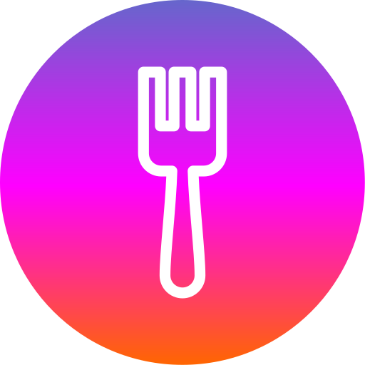 Fork Generic Flat Gradient icon