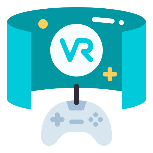 jeu de réalité virtuelle Generic Flat Icône