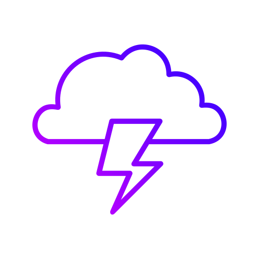 Thunderstorm Generic Gradient icon
