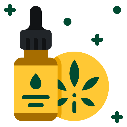 olio di cannabis Generic Flat icona