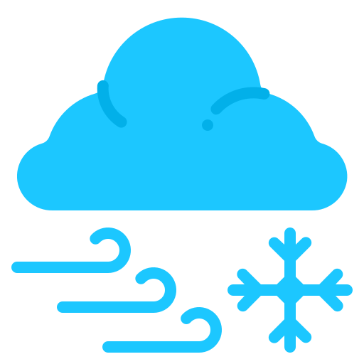 tormenta de nieve Generic Flat icono