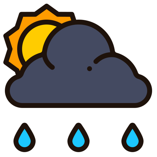 雨の日 Generic Outline Color icon