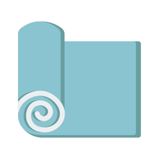 Yoga mat Generic Blue icon