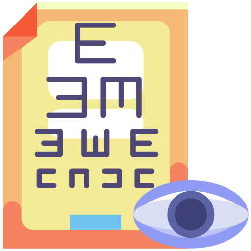 Eye examination Generic Flat icon
