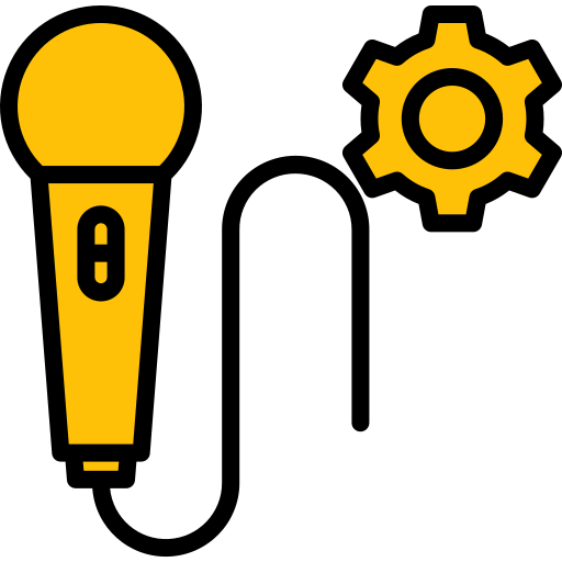 마이크로폰 Generic Outline Color icon