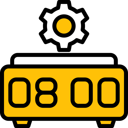 Digital alarm clock Generic Fill & Lineal icon