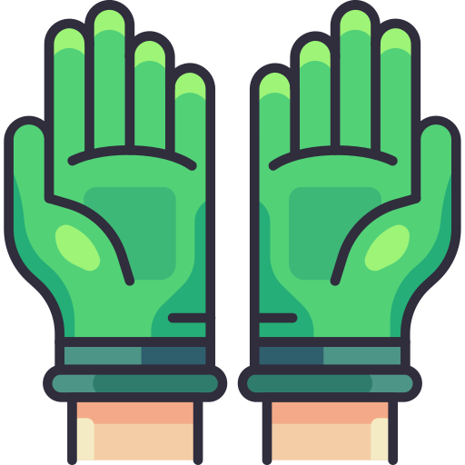 gumowe rękawiczki Generic Outline Color ikona