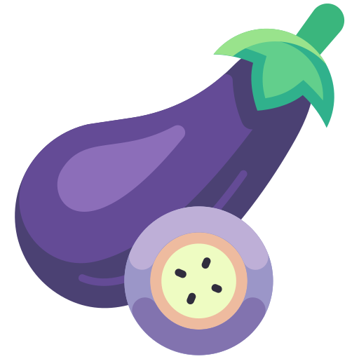 Eggplant Generic Flat icon