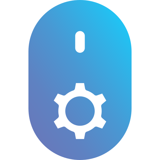 Mouse clicker Generic Flat Gradient icon