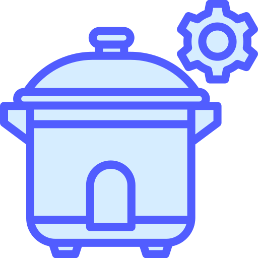 Rice cooker Generic Blue icon