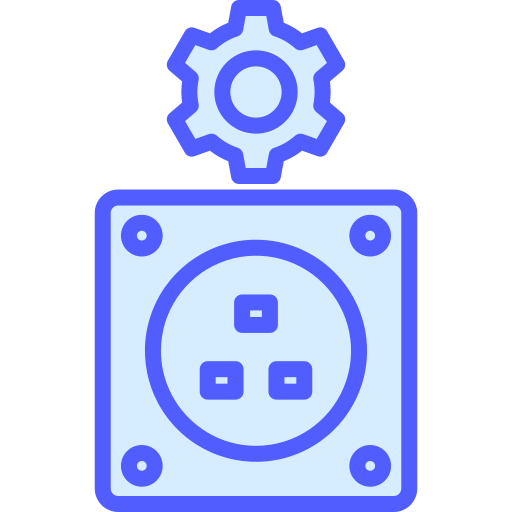 stopcontact Generic Blue icoon