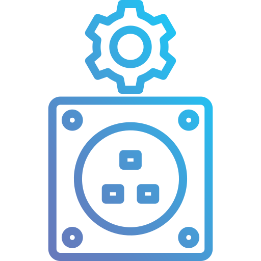 stopcontact Generic Gradient icoon