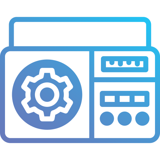 radio Generic Flat Gradient icoon