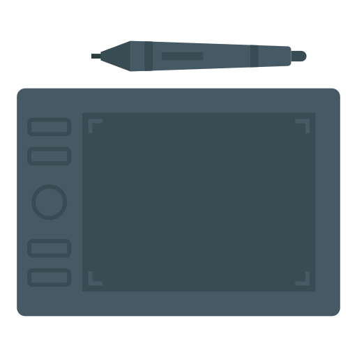 tablet gráfico Generic Flat Ícone