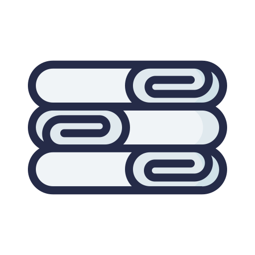 タオル Generic Outline Color icon