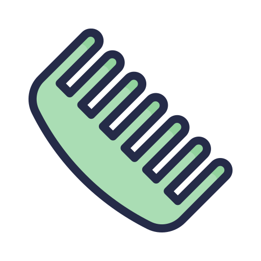 Comb Generic Outline Color icon