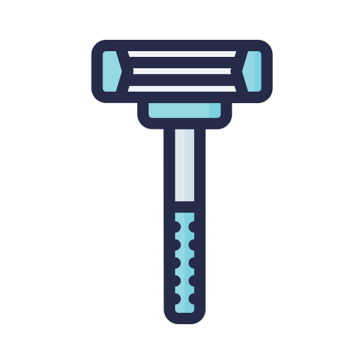 cuchilla de afeitar Generic Outline Color icono