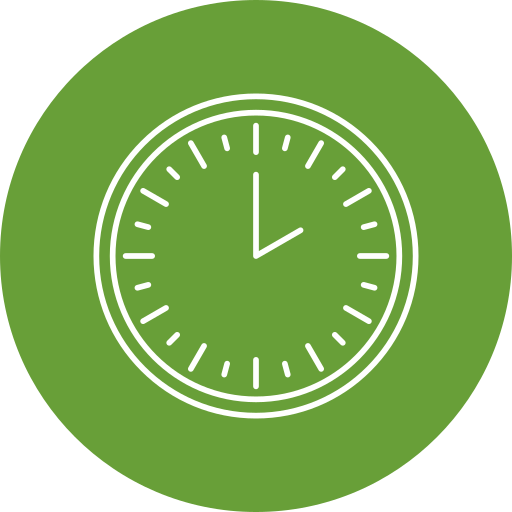 reloj de 24 horas Generic Circular icono