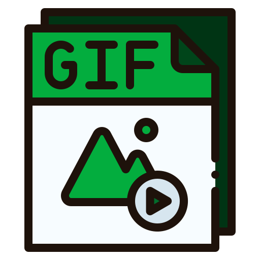 gif Generic Outline Color ikona