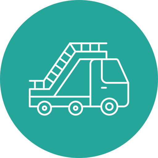 Ladder truck Generic Circular icon