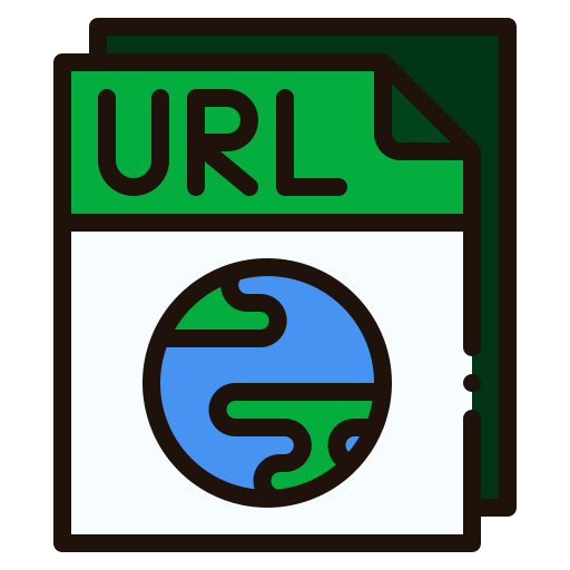 url Generic Outline Color icon