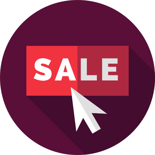 Sale Flat Circular Flat icon