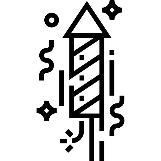 feuerwerk Detailed Straight Lineal icon