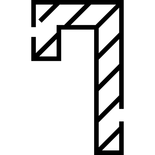 사탕 지팡이 Detailed Straight Lineal icon