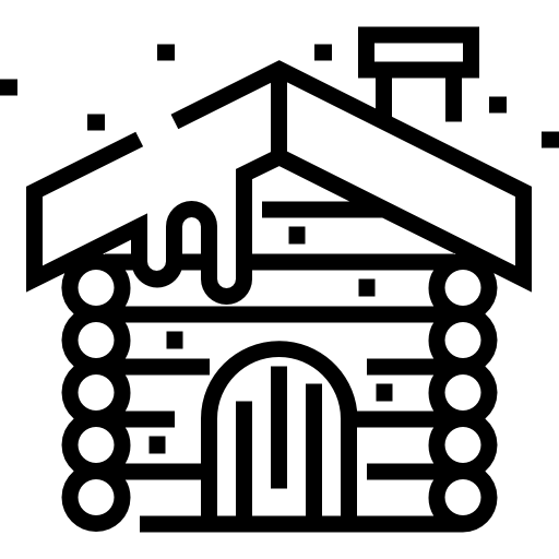 キャビン Detailed Straight Lineal icon