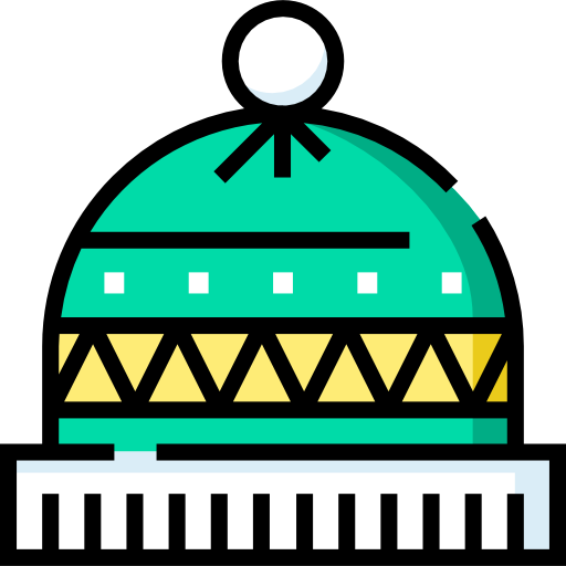 sombrero de invierno Detailed Straight Lineal color icono