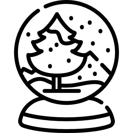 스노 글로브 Special Lineal icon