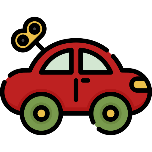 車のおもちゃ Special Lineal color icon
