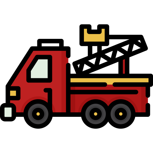 wóz strażacki Special Lineal color ikona
