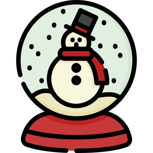 Снежный шар Special Lineal color иконка