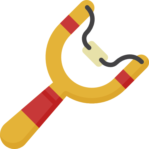 Slingshot Special Flat icon