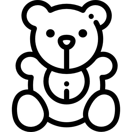 テディベア Detailed Rounded Lineal icon