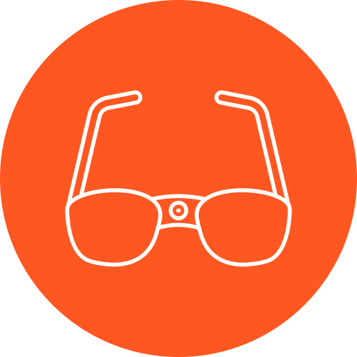 lunettes connectées Generic Circular Icône