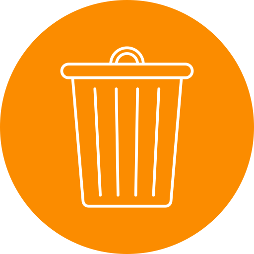 bote de basura Generic Circular icono