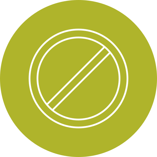 verbot Generic Circular icon