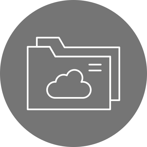 Cloud sharing Generic Circular icon